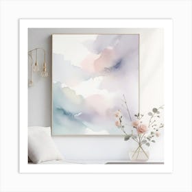 Abstract Watercolor Mural Art Print