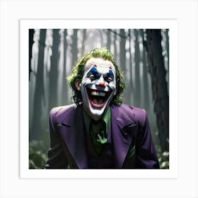 Joker In The Woods 13 Art Print