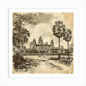 Angkor Wat 4 Art Print