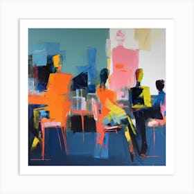 Business Meeting At Silicon Valley 2 Art Print
