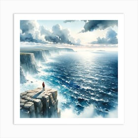 Cliffs Of Ireland Dreamscape Art Print