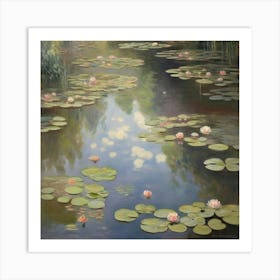 Water Lily Pond Claude Monet Art Print 2 Art Print