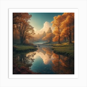 Autumn In The Forest Art Print