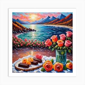 Beautiful Sunset Views Art Print