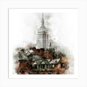 Empire State Building Art Print