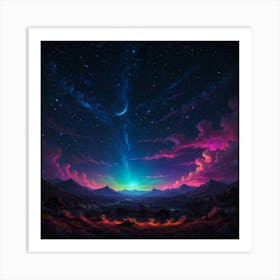 Night Sky 6 Art Print