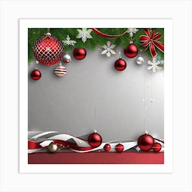 Christmas Background 22 Art Print