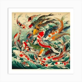 Koi Fish 18 Art Print