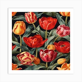 Tulips 21 Art Print