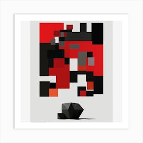 Pixel Art Art Print