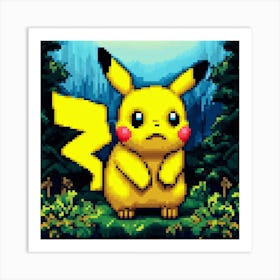 Pokemon Pikachu Art Print