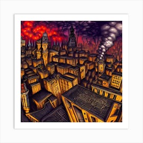 Cityscape 6 Art Print