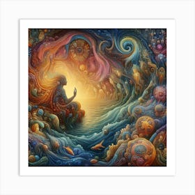 Psychedelic Painting 5 Art Print