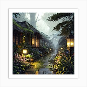 Botanical Gardens 8 Art Print