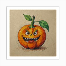 Halloween Pumpkin 14 Art Print