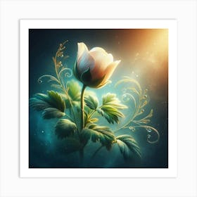 Flower Hd Wallpaper 1 Art Print