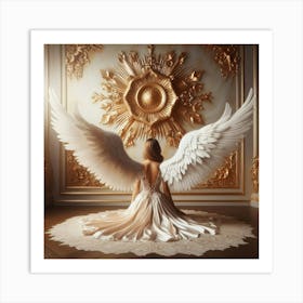 Angel With Wings 9 Art Print