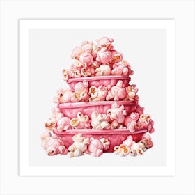 Pink Popcorn 18 Art Print