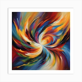 Vivid Vortex. Art Print