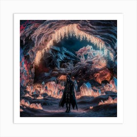 Man In A Cave 1 Art Print