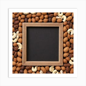 Nut Frame With Nuts 1 Art Print