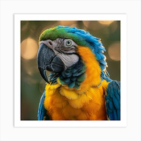 Colorful Parrot 17 Art Print