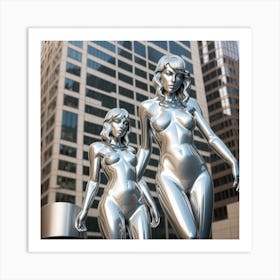 Futuristic Women Art Print