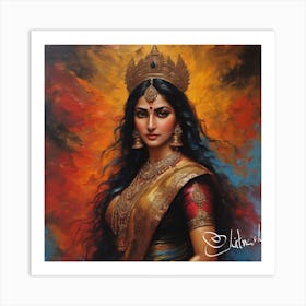 Goddess Lakshmi Art Print