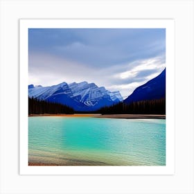 Lake Banff Art Print
