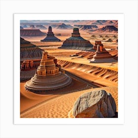 Desert Landscape 1 Art Print