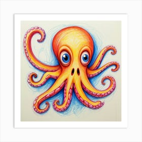 Octopus 97 Art Print