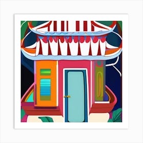 Chinese House Art Print