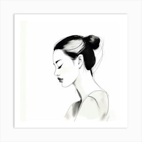 Portrait Of A Woman 4 Art Print