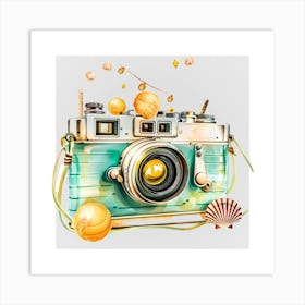 Watercolor Summer Photography 5 Art Print