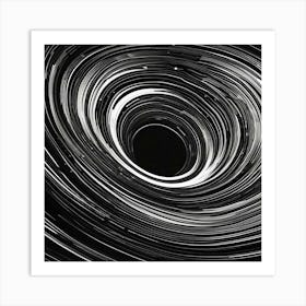 Black Hole Art Print