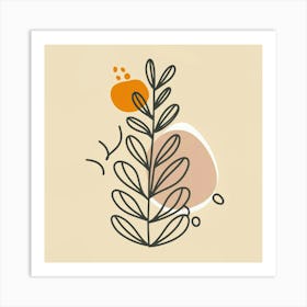 Illustration Of A Plant Art Print