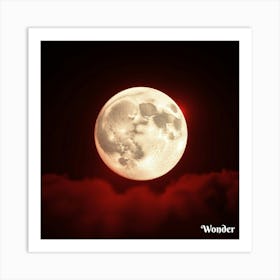 Full Moon In The Sky 3 Art Print