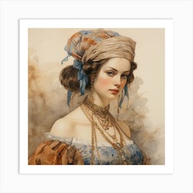 Victorian Woman Art Print