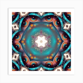 Psychedelic Mandala 4 Art Print