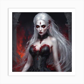 Gothic Girl Art Print