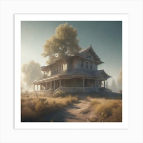 Haunted House 18 Art Print