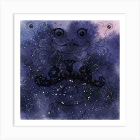 Galaxy Frog Art Print Art Print