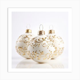 Christmas Ornaments 3 Art Print