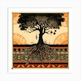 Tree With Deep Roots Is A Strong Tree Black History Art Print