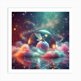 Fairy In A Bubble Art Print