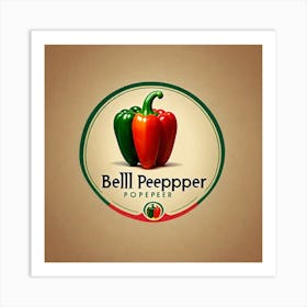 Bell Pepper Logo 3 Art Print