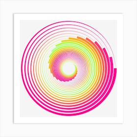 Psychedelic Spiral Art Print