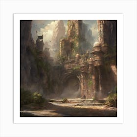 Fantasy Castle 84 Art Print