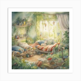 Room In The Forest Art Print