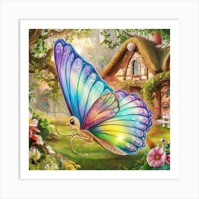 Fairy Butterfly Art Print